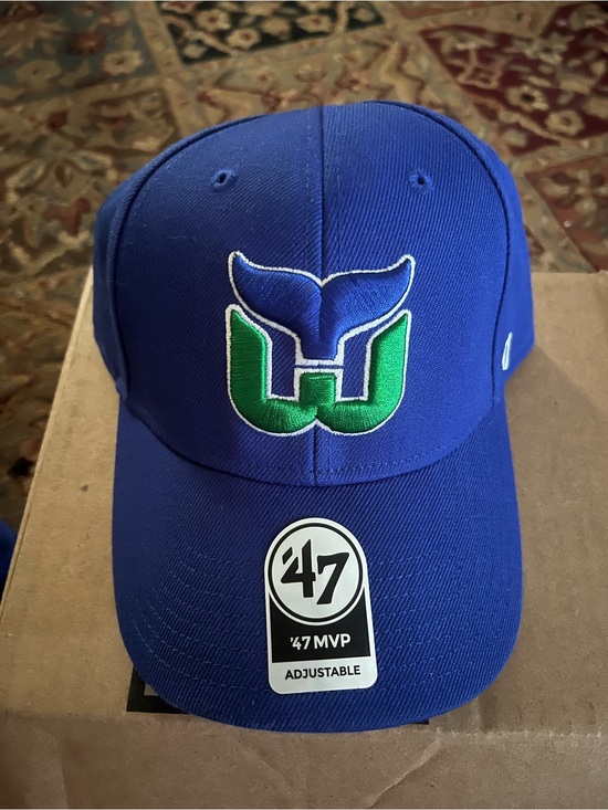 ‘47 Brand Other - ’47 MVP Blue Hartford Whalers Heritage Adjustable Cap